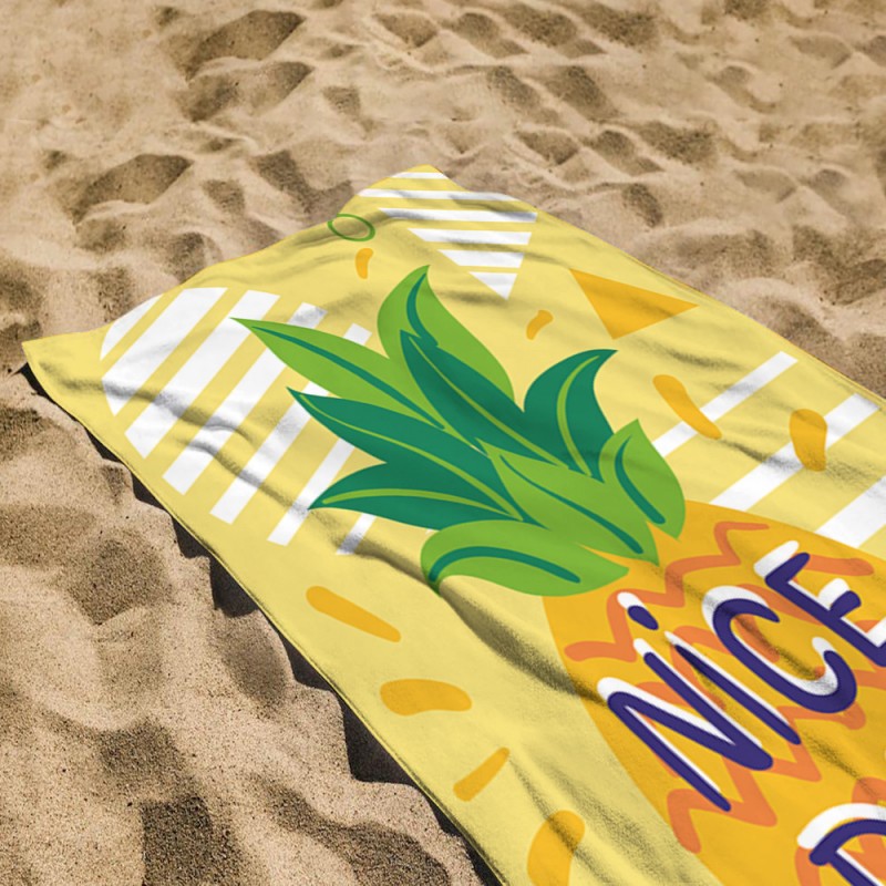 Ręcznik plażowy prostokątny NICE DAY 150x70 REC54WZ4 - obrazek 2
