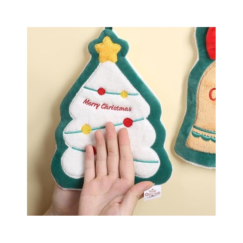 Ręcznik do rąk świąteczny motyw CHOINKA 26 x 19 cm REC58WZ3 - obrazek 2