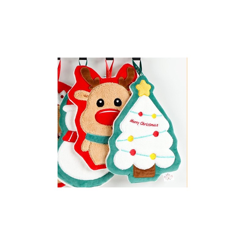 Ręcznik do rąk świąteczny motyw CHOINKA 26 x 19 cm REC58WZ3 - obrazek 3