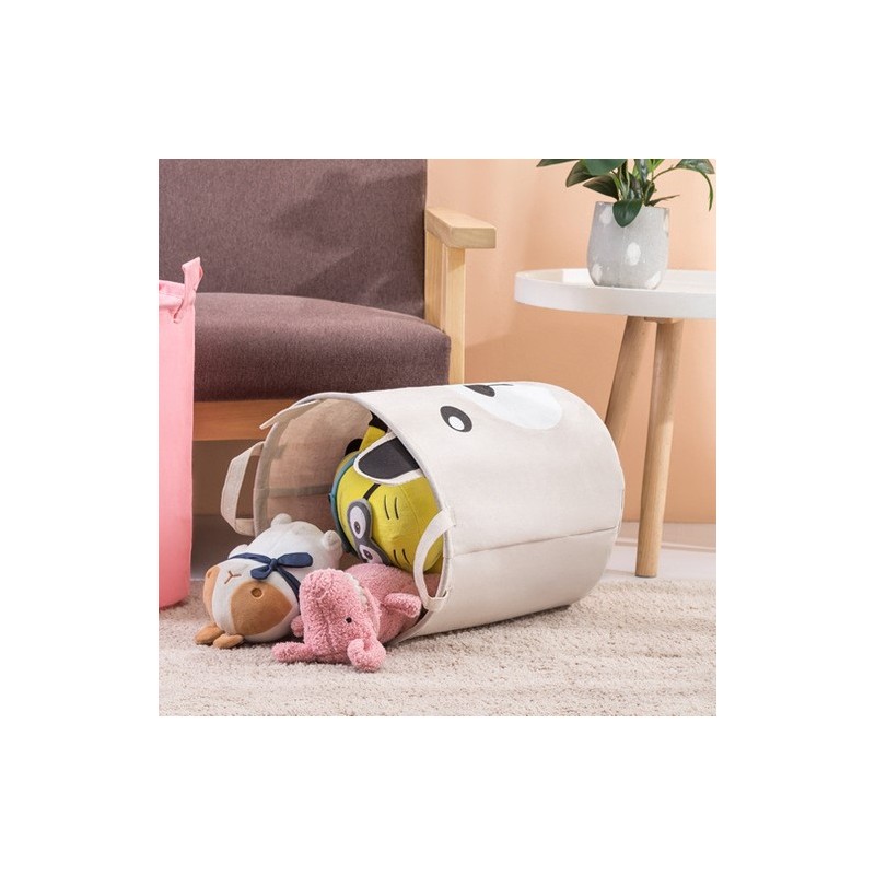 Organizer, pojemnik na zabawki, kosz na pranie MIS 40 x 33 cm beż 43L OR110 - obrazek 2