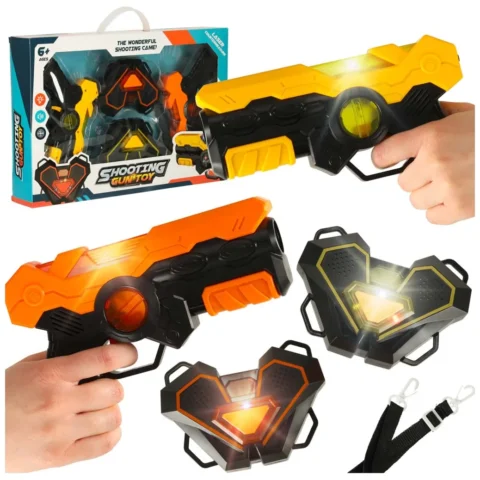 Paintball laserowy pistolet x 2 + tarcza interaktywna x 2 LASER TAG