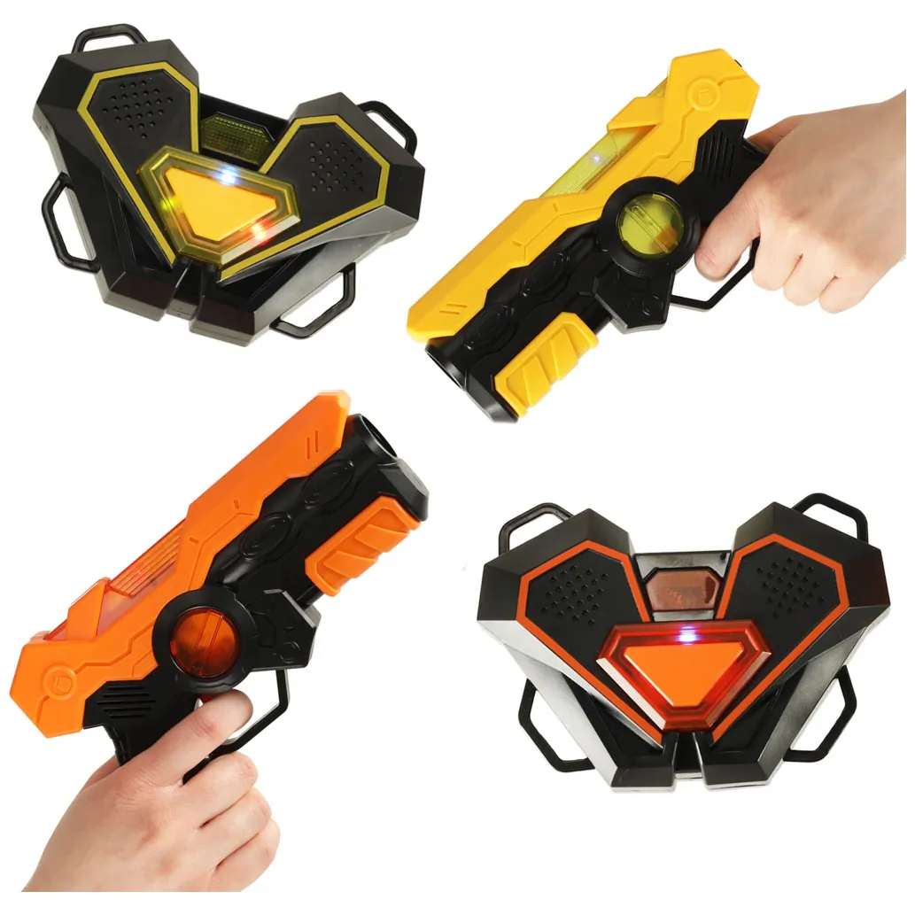 Laserowy paintball zestaw 2 pistolety i tarcze na podczerwień dla dzieci - obrazek 10