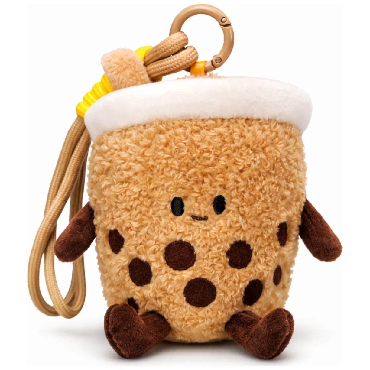 Brelok do kluczy pluszowy puchaty BUBBLE TEA, shake BRL408