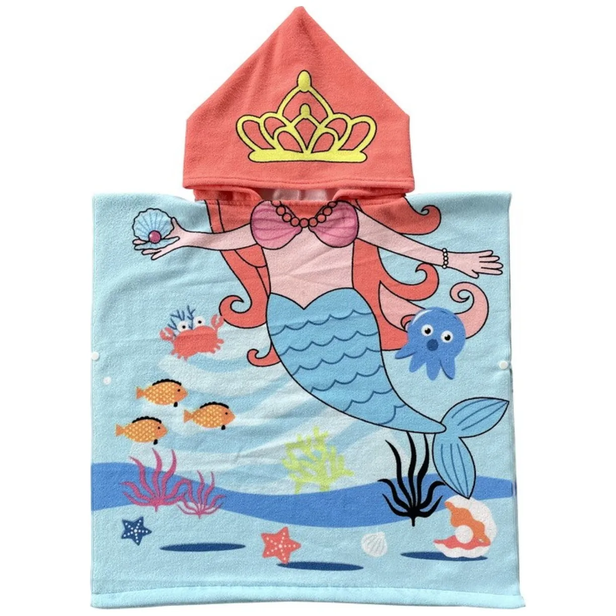 RĘCZNIK PLAŻOWY Peleryna dziecięca PEL01WZ4