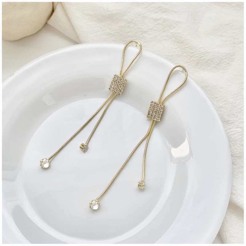 Kolczyki złote wiszące K1278