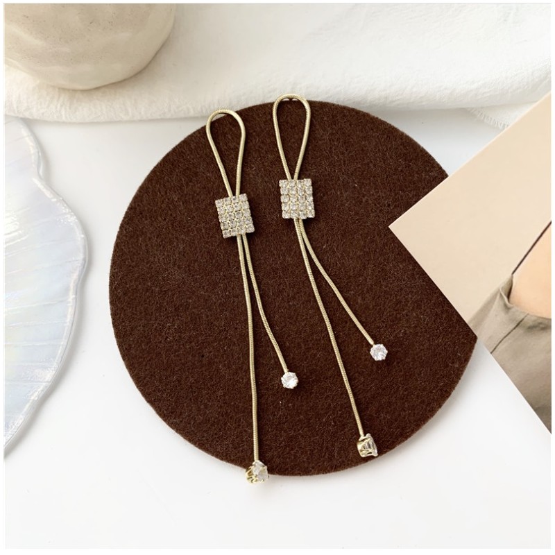 Kolczyki złote wiszące K1278 - obrazek 6