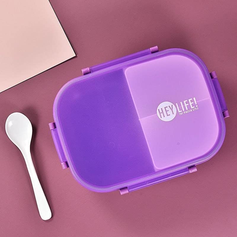 Śniadaniówka LUNCH BOX zestaw z bidonem fioletowy PJM47F - obrazek 3