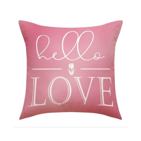 Poszewka na poduszkę 45 x 45 cm HELLO LOVE POD156