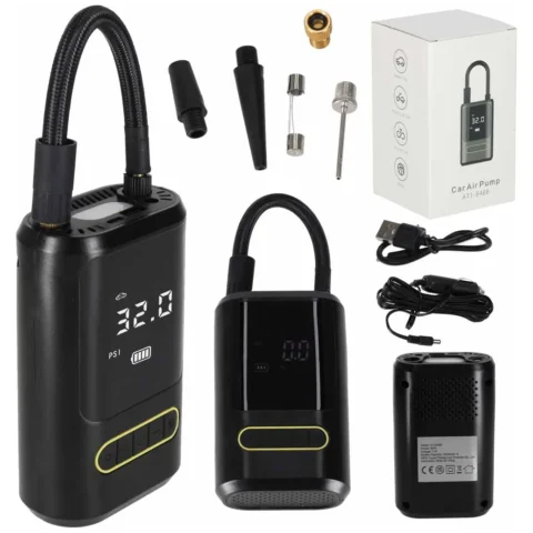 Pompka rowerowa elektryczna samochodowa powerbank USB