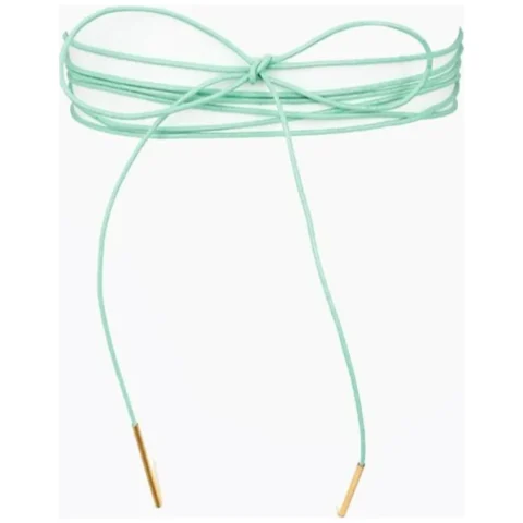 NASZYJNIK CHOKER DELIKATNY - MIĘTOWY N526M