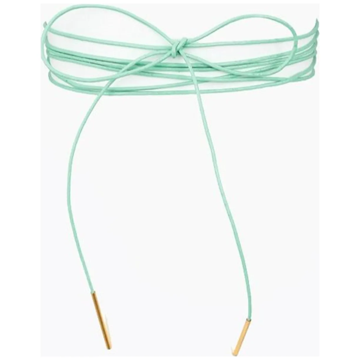 NASZYJNIK CHOKER DELIKATNY - MIĘTOWY N526M