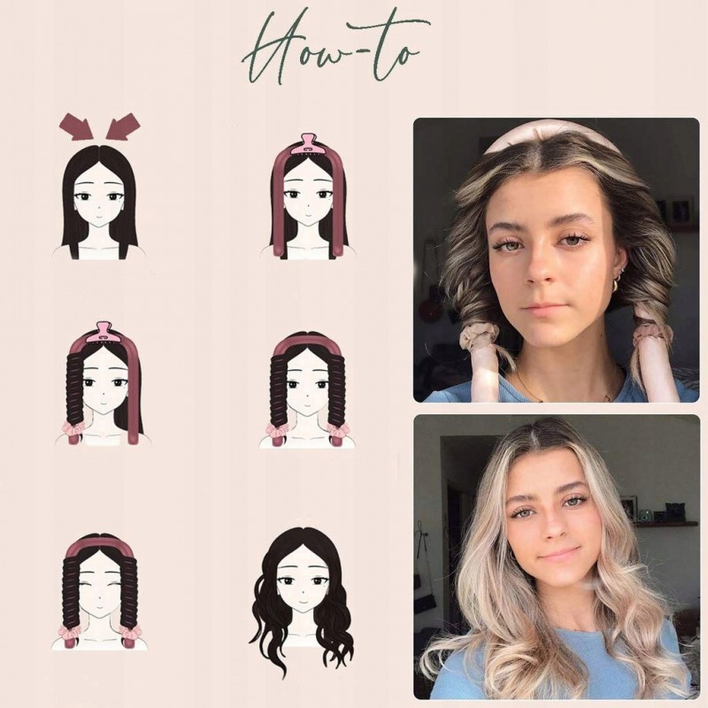 Lokówka do kręcenia włosów loków wałek papiloty w pudełku O512WZ1 - obrazek 7