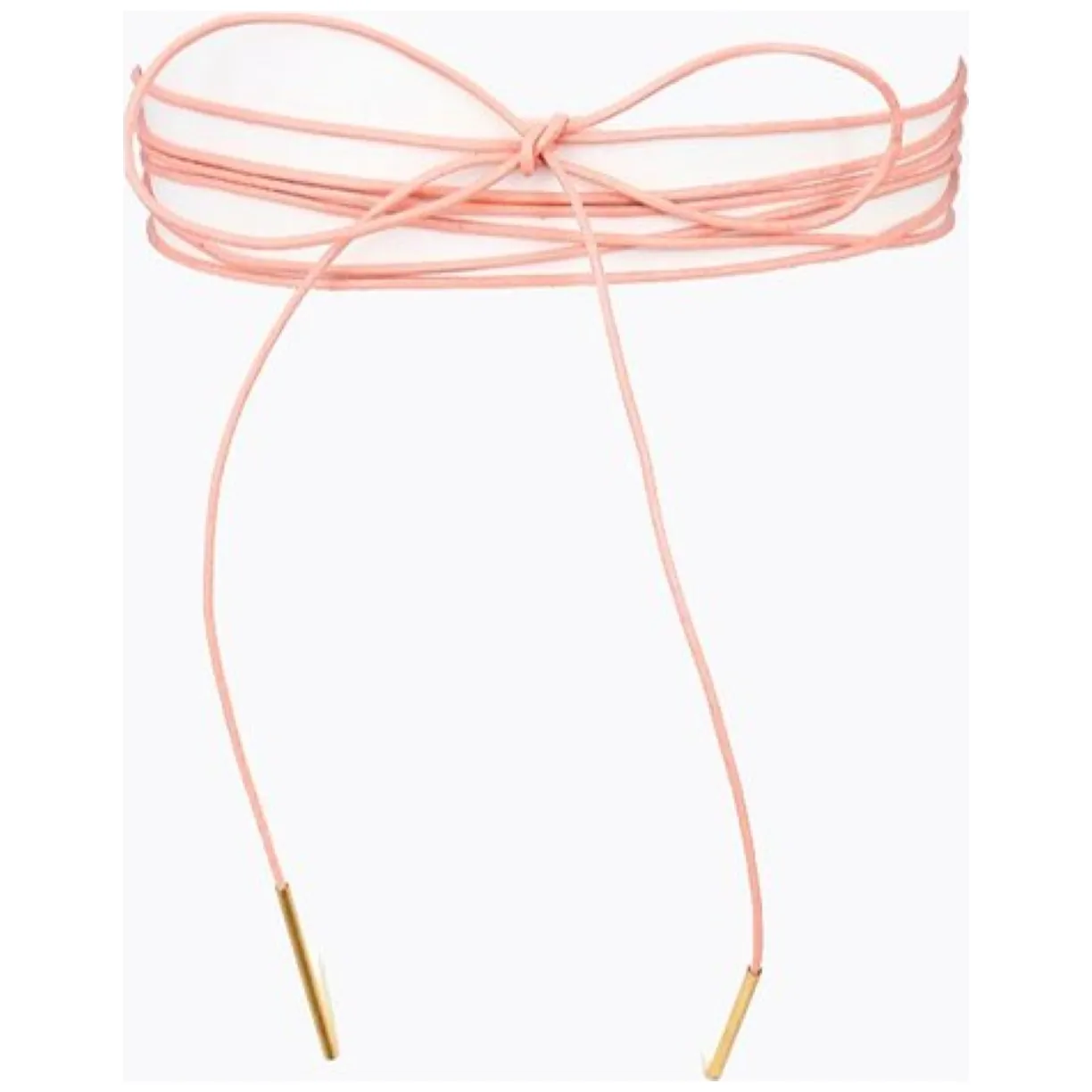 NASZYJNIK CHOKER DELIKATNY - RÓŻOWY N526R