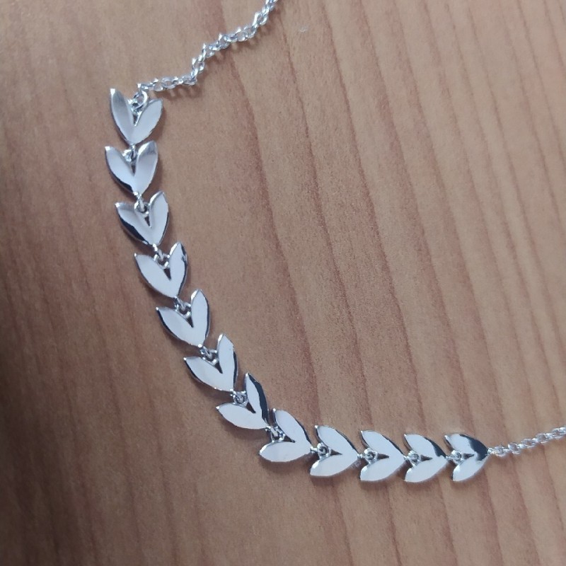 NASZYJNIK DELIKATNY SREBRNY N582S