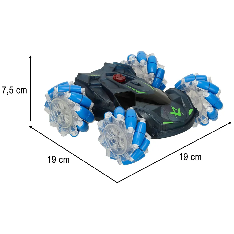Samochód zdalnie sterowany na pilota Drift Off-Road REVOLT Slydz Vapor Racer 360 niebieski - obrazek 7