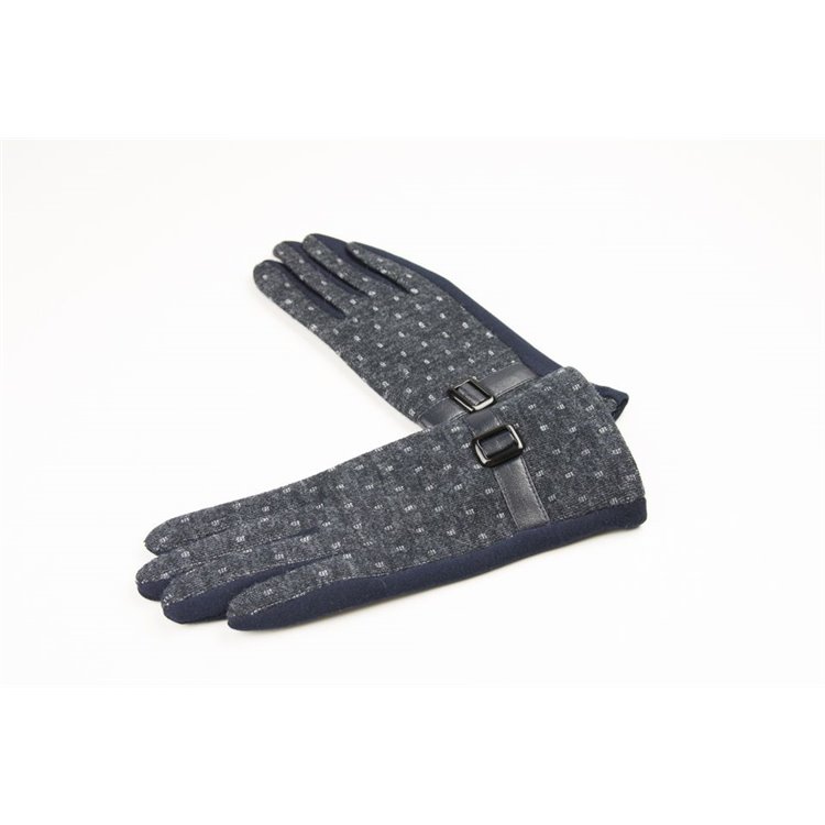 RĘKAWICZKI Z KLAMERKĄ GRANATOWE REK16, Rozmiar: M - obrazek 3