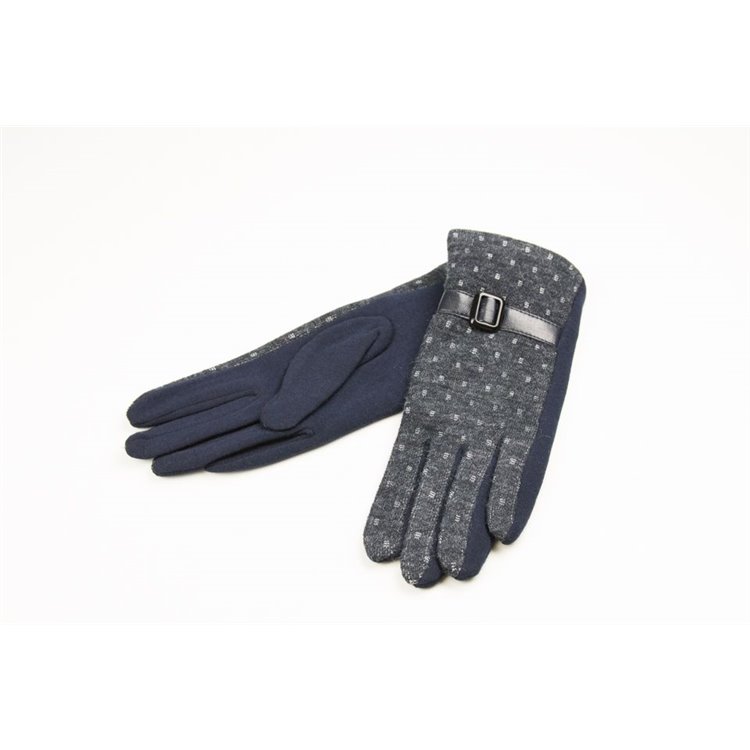 RĘKAWICZKI Z KLAMERKĄ GRANATOWE REK16, Rozmiar: M - obrazek 4