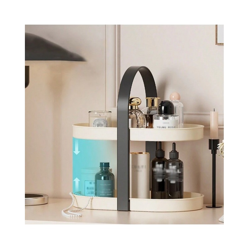 Ekskluzywny stojak do przechowywania, ekspozycji 2 poziomowy na blat do łazienki AESTHETIC STYLE CB57 - obrazek 4