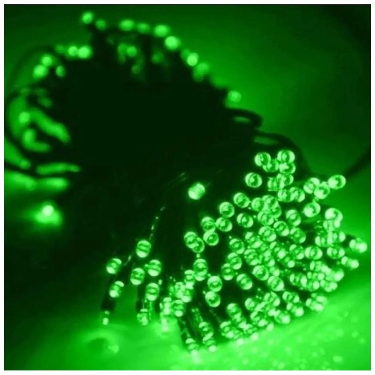 Światełka lampki wewnętrzne/zewnętrzne 100 LED Zielone - obrazek 3