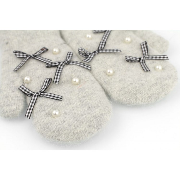 Rękawiczki CUTE szare REK104 - obrazek 4