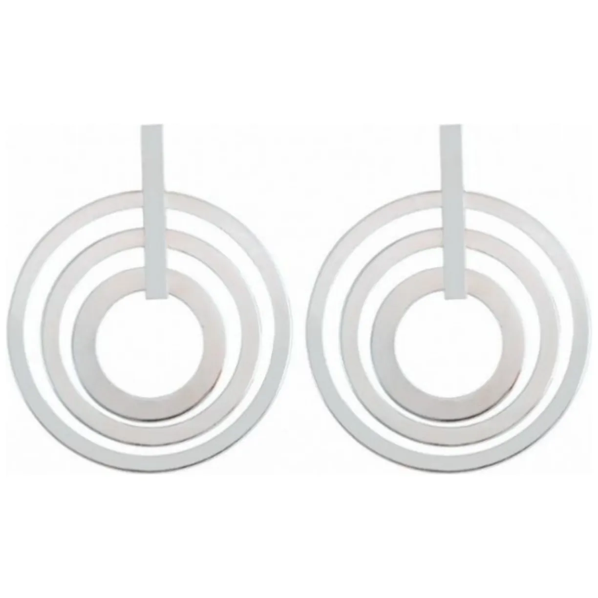KOLCZYKI KOŁA SREBRNE - obrazek 2