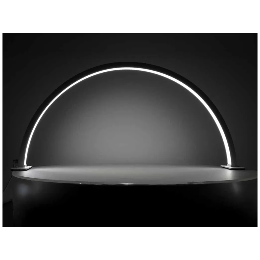 Lampa kosmetyczna LED bezcieniowa biurkowa do manicure paznokci - złoty łuk - obrazek 6