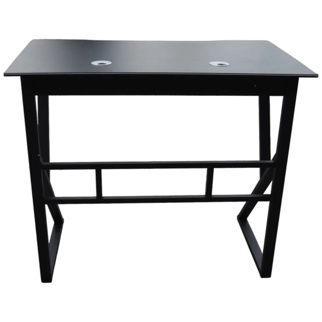 Biurko komputerowe czarne, gamingowe 100 x 60 cm STL20CZ - obrazek 5
