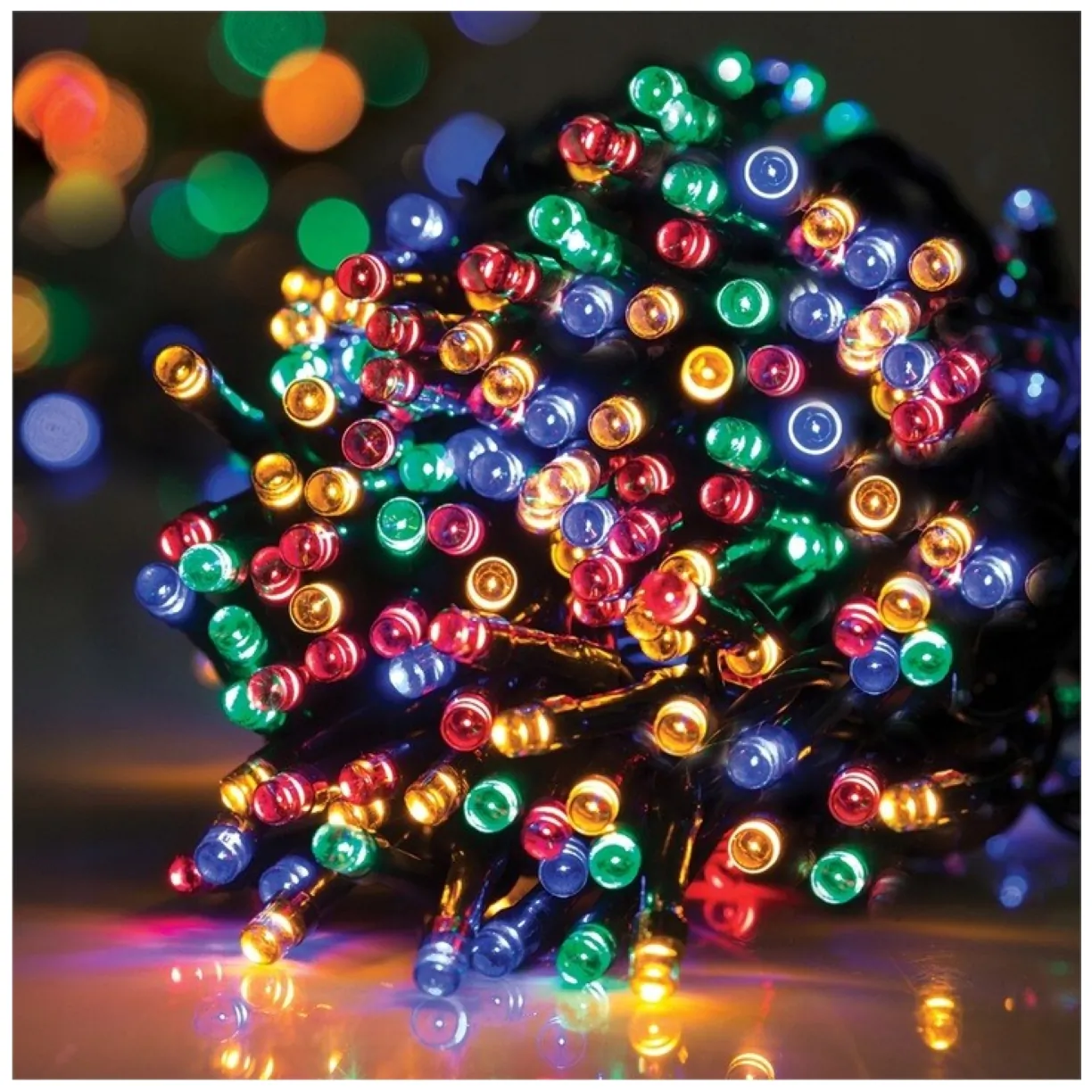 Światełka lampki wewnętrzne/zewnętrzne 500 LED Multikolor - obrazek 2
