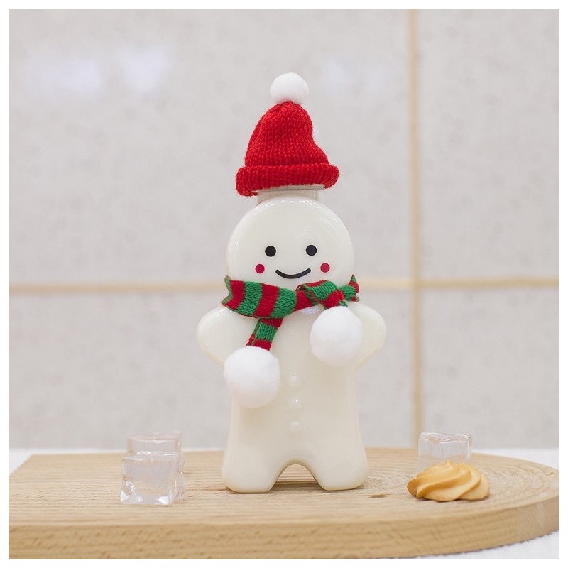 Butelka dekoracyjna 350ML kształt pierniczka z szalikiem i czapeczką 17cm BD38 - obrazek 7