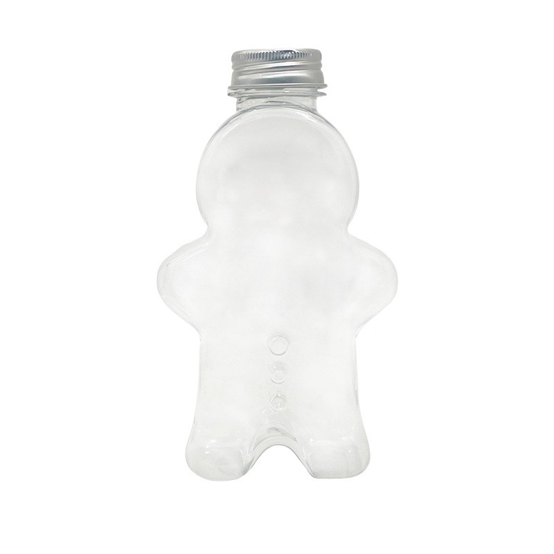 Butelka dekoracyjna 350ML kształt pierniczka z szalikiem i czapeczką 17cm BD38 - obrazek 8