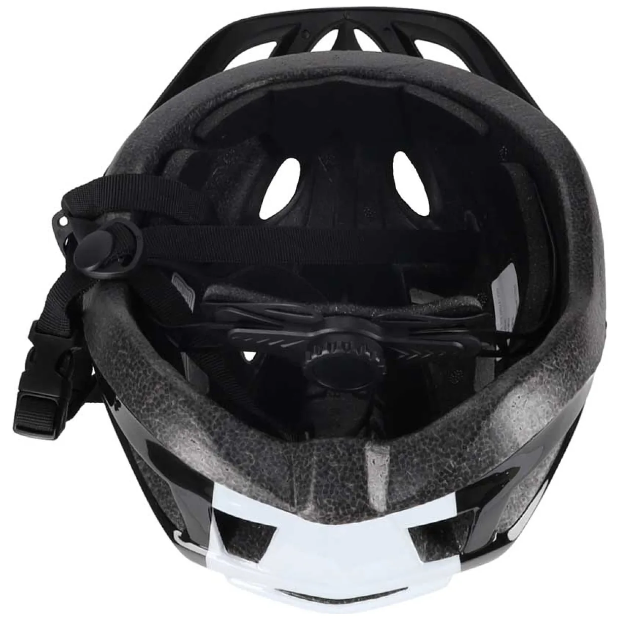Kask rowerowy na rower RALLEX damski męski regulowany czarno-biały M 54-58cm - obrazek 5