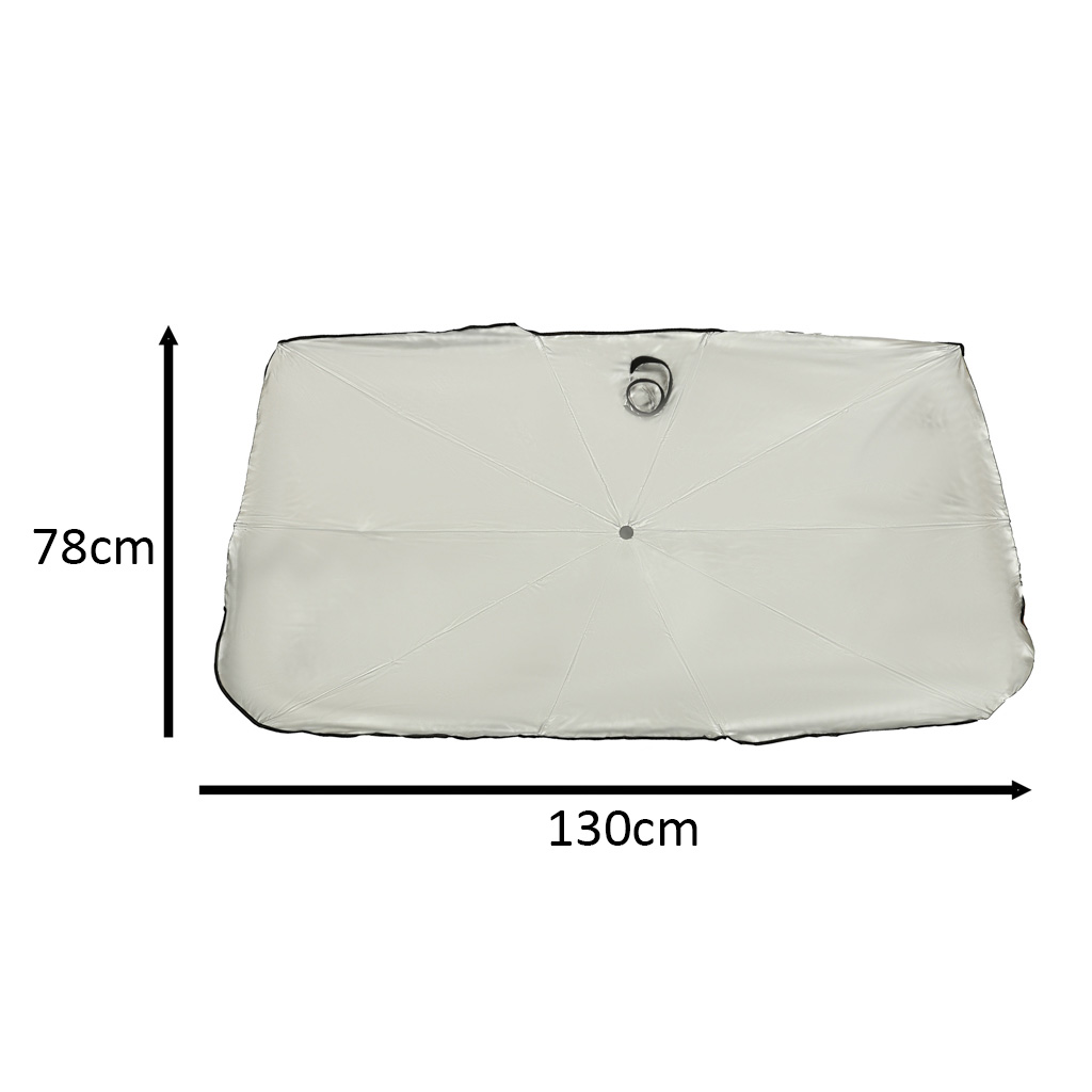 Parasol osłona mata na szybę antyszronowa przeciwsłoneczna samochodu 78x130cm - Image 7