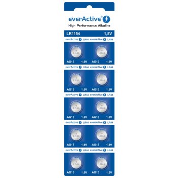 Bateria alkaiczna everActive G13 LR44 LR1154 blister 10szt