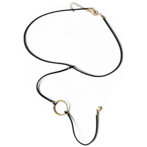 NASZYJNIK CHOKER KÓŁECZKO I GWIAZDKA N465