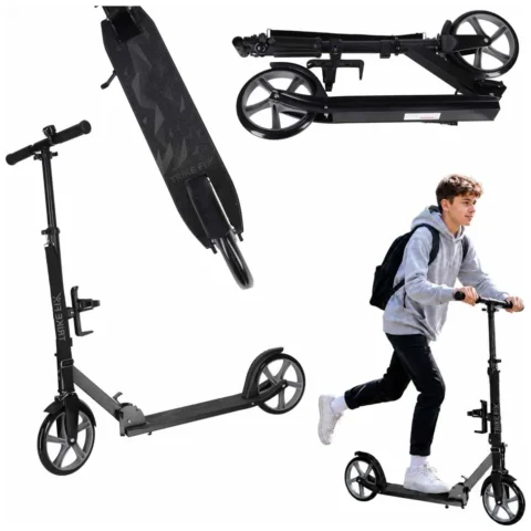 Hulajnoga miejska Trike Fix składana koła 200mm czarno-szara
