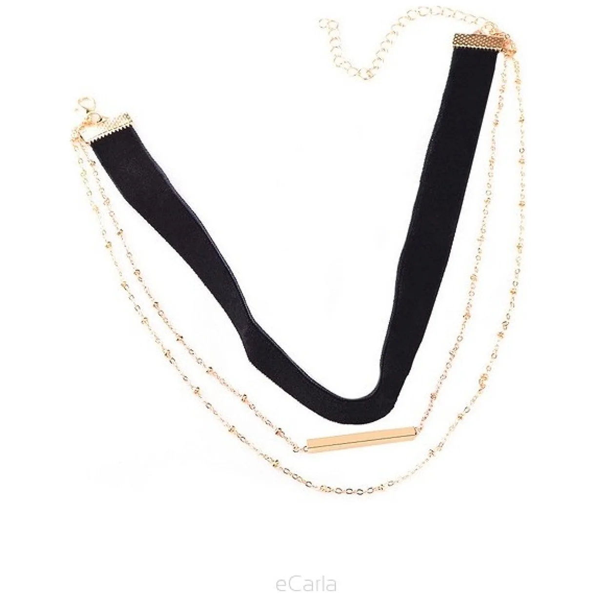 Naszyjnik Kolia Choker potrójny - obrazek 2