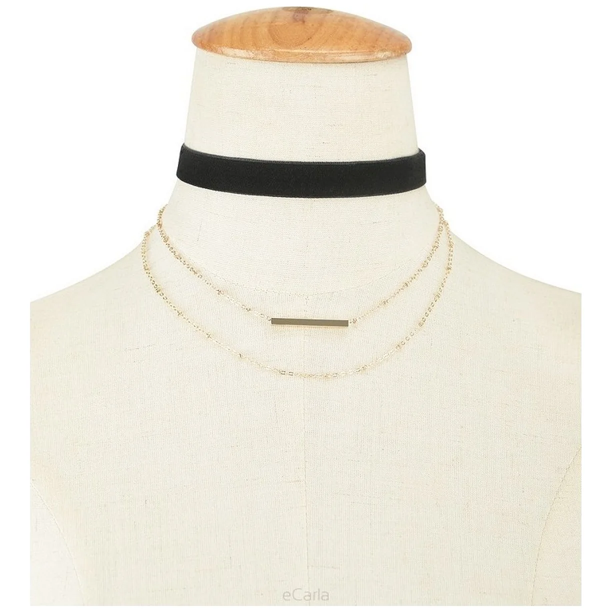 Naszyjnik Kolia Choker potrójny - obrazek 3