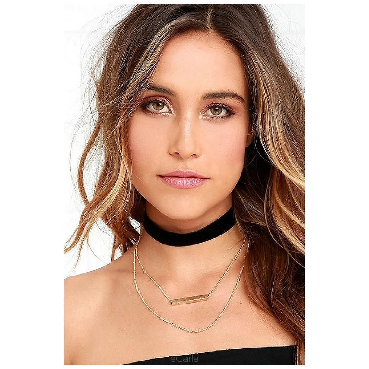 Naszyjnik Kolia Choker potrójny