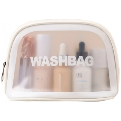 Kosmetyczka rozkładana WASHBAG kuferek biel KS47B