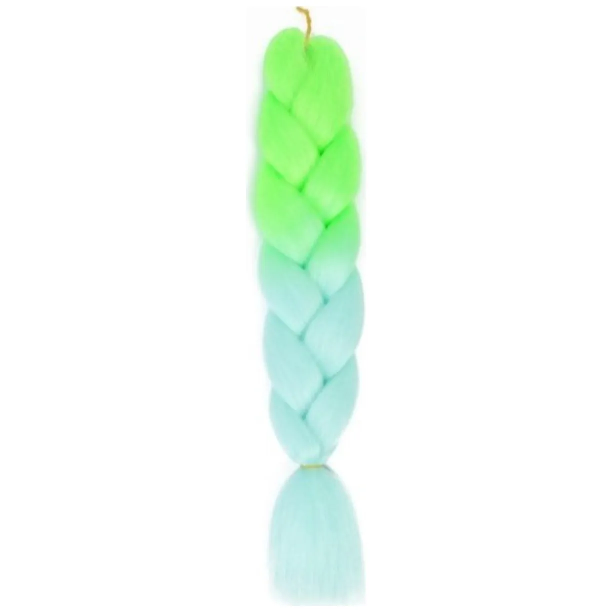 Syntetyczne włosy 120 cm gęste ombre WLS46 - obrazek 2