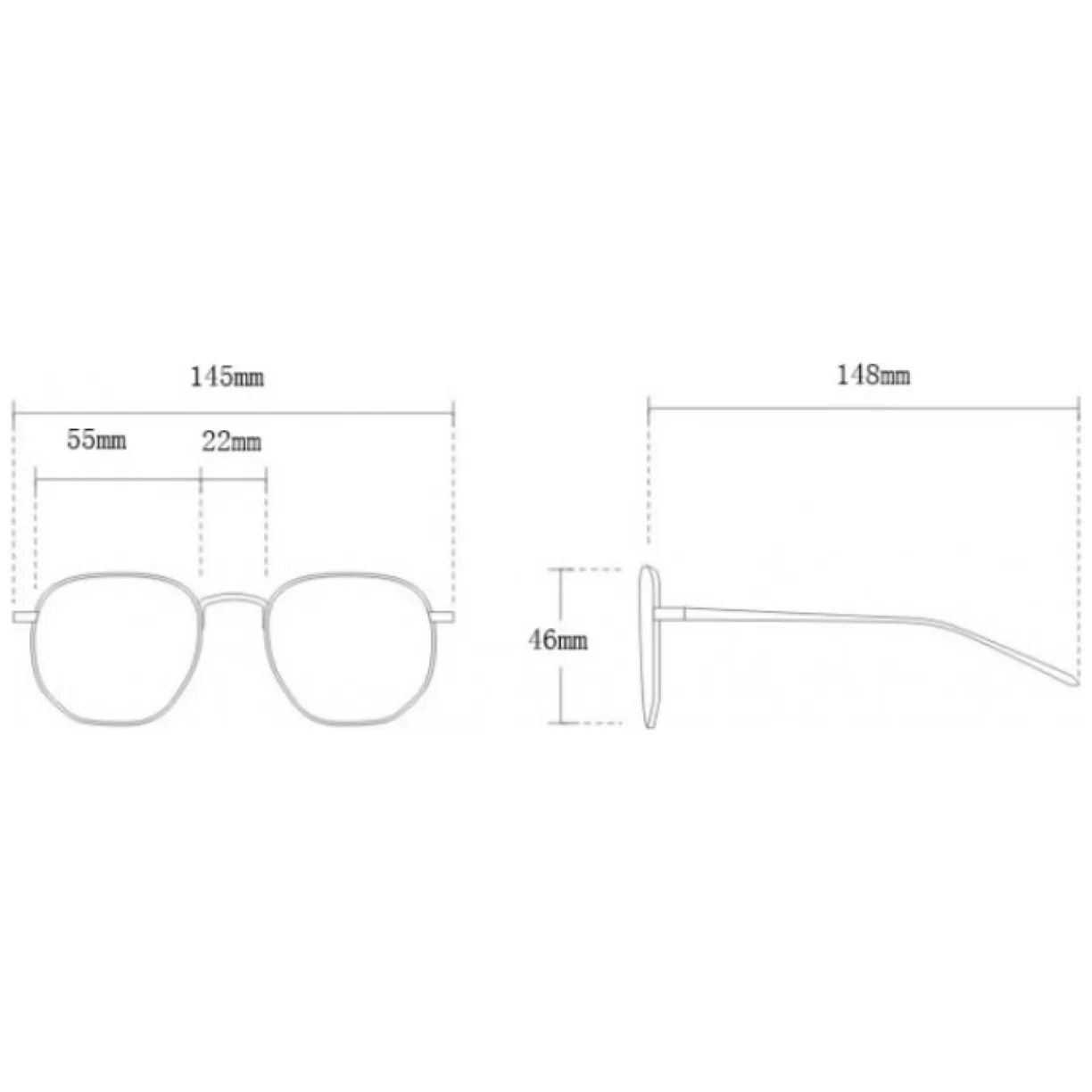 Okulary przeciwsłoneczne unisex romb OK208R - obrazek 4