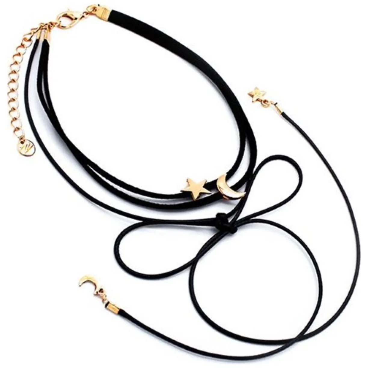 NASZYJNIK CHOKER MOON STAR - obrazek 2