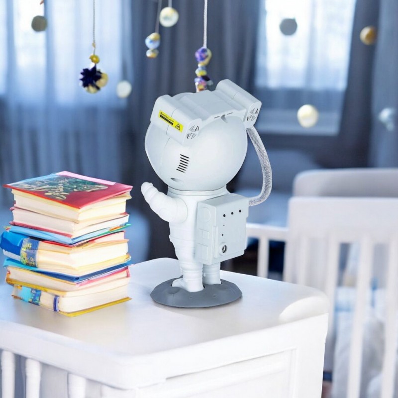 Projektor Gwiazd Nieba LED Astronauta Lampka Nocna na pilot, 21,5 cm LAMP42 - obrazek 4