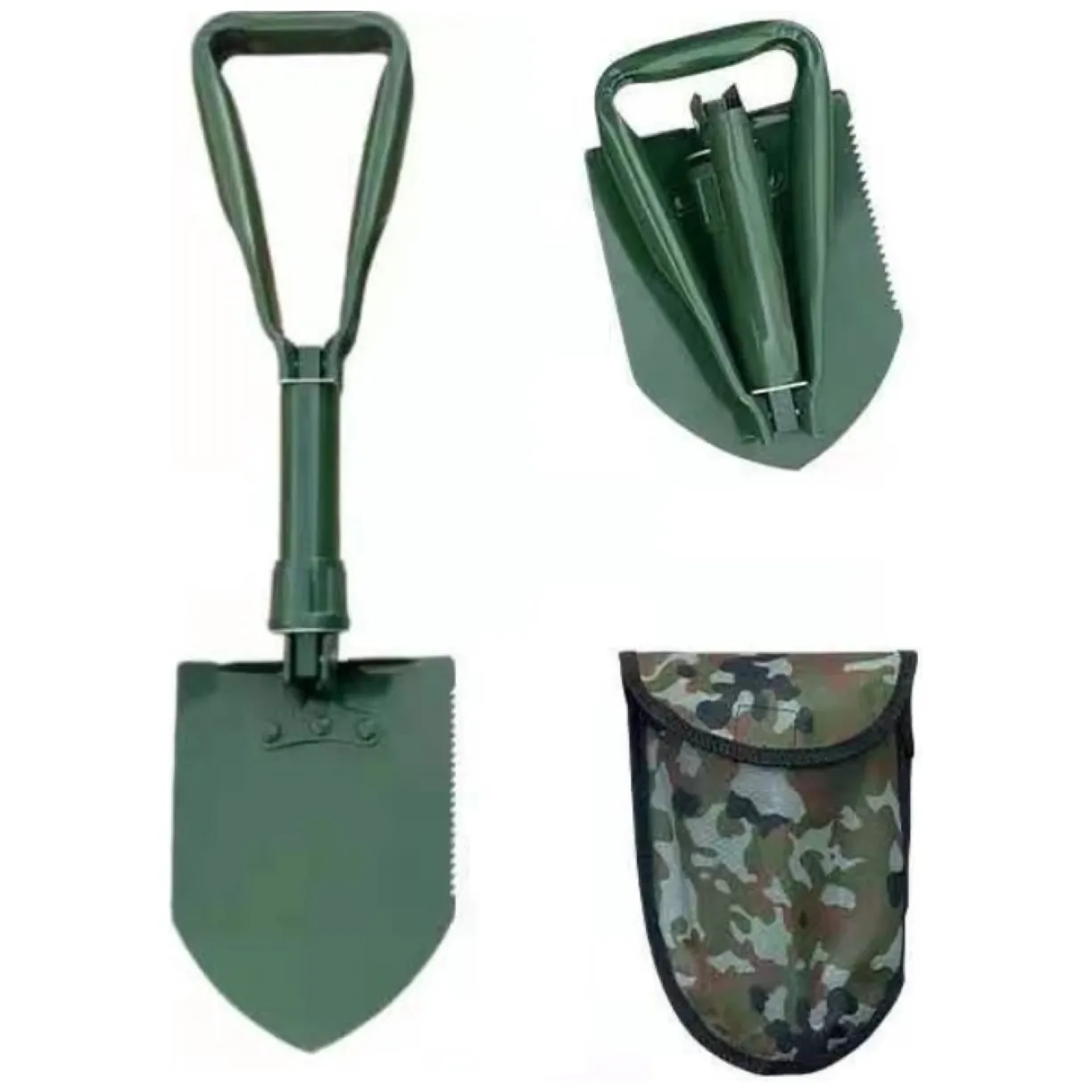 Składana saperka z pokrowcem 3w1 Survival SAP01