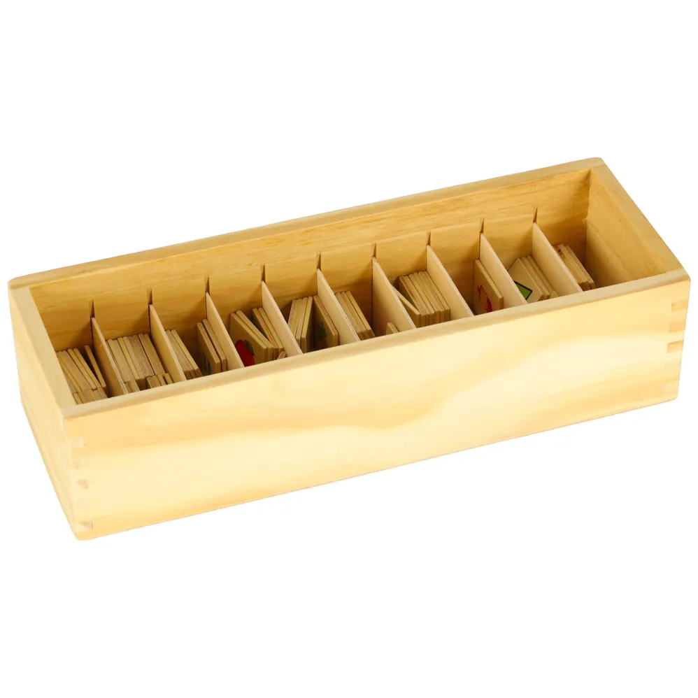 Drewniany sorter edukacyjny 90 elementów układanka dopasuj obrazki - obrazek 4