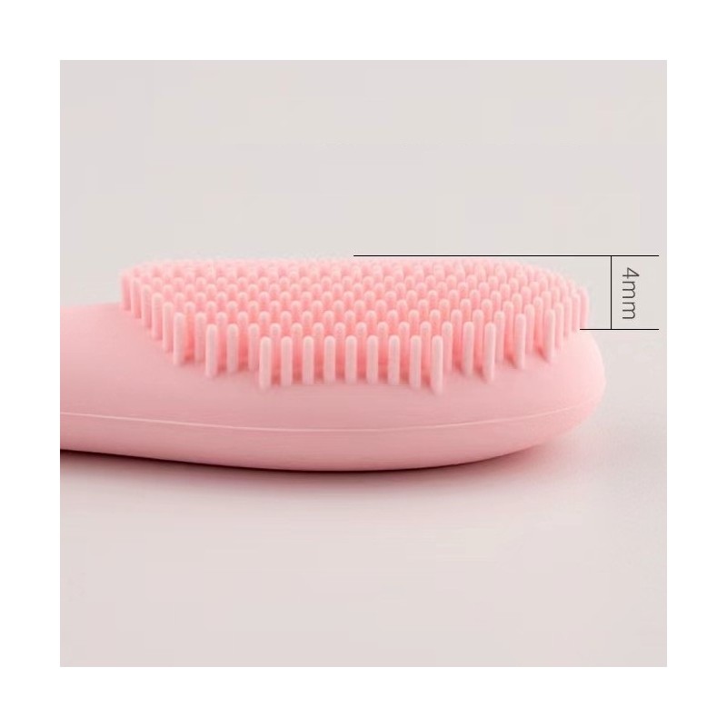 Silikonowa szczoteczka do pielęgnacji twarzy z aplikatorem 17,2 x 2,9 cm AK15R - obrazek 9