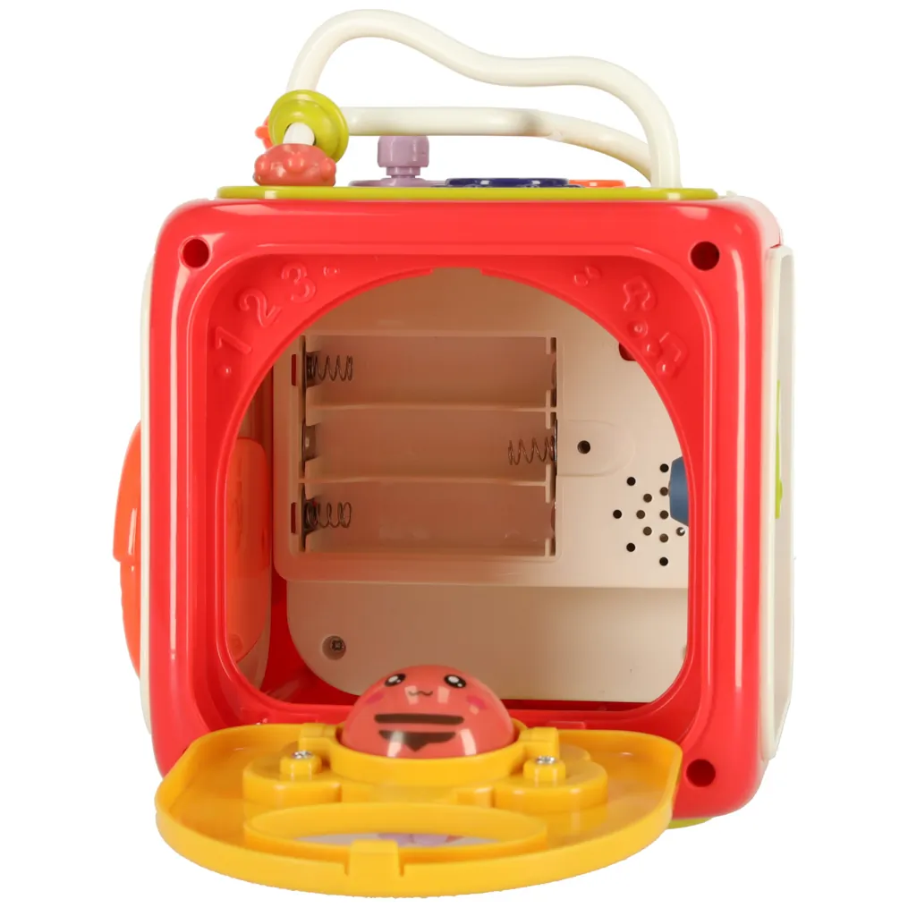 Sorter układanka kostka sensoryczna klocki edukacyjne Montessori 6w1 - obrazek 7