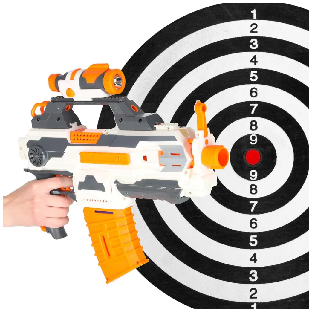 Karabin blaster modularny 4w1 z 30 strzałkami i akcesoriami dla dzieci - obrazek 9