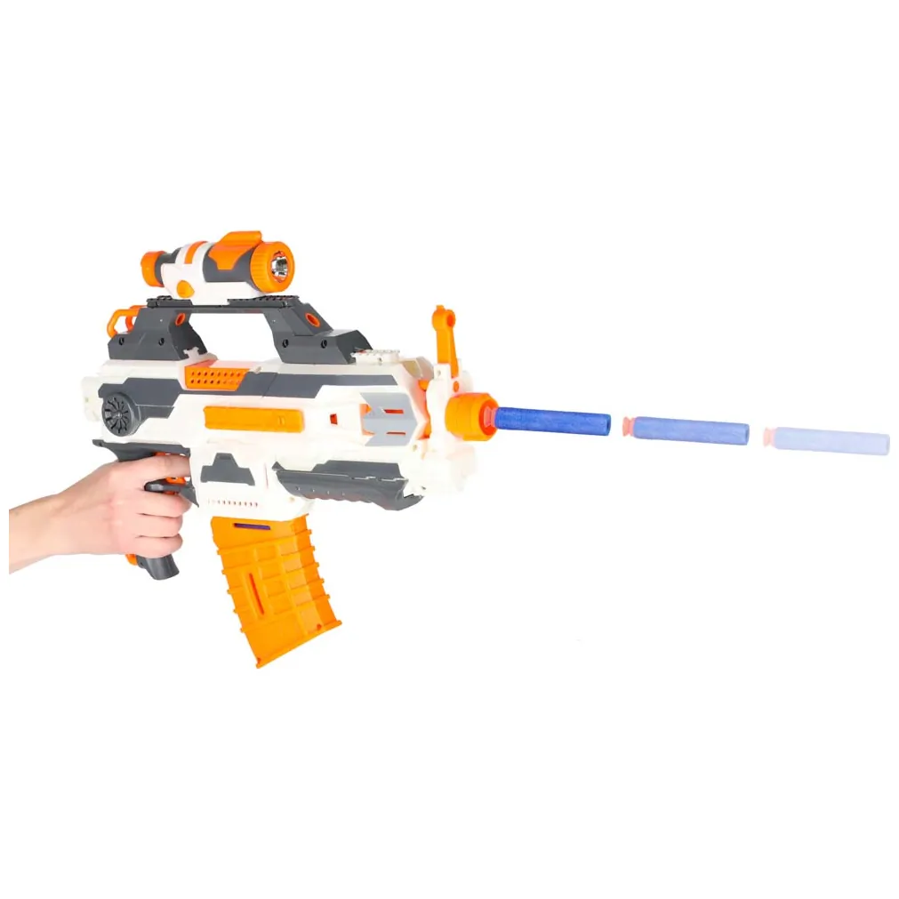 Karabin blaster modularny 4w1 z 30 strzałkami i akcesoriami dla dzieci - obrazek 10