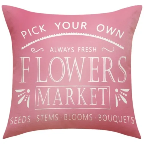Poszewka na poduszkę 45 x 45 cm FLOWERS MARKET POD159